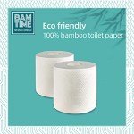 Toilet Paper,3-ply,100% Bamboo Toilet Paper, 12 Rolls, 300 sheets, 3600 Count, pack of 12, plastic free, Tree free, Biodegradable