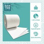 Toilet Paper,3-ply,100% Bamboo Toilet Paper, 12 Rolls, 300 sheets, 3600 Count, pack of 12, plastic free, Tree free, Biodegradable