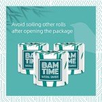 Toilet Paper,3-ply,100% Bamboo Toilet Paper, 12 Rolls, 300 sheets, 3600 Count, pack of 12, plastic free, Tree free, Biodegradable