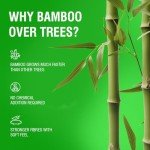 Beco Bamboo 3-Ply Toilet Paper Roll 160 Pulls Each of 6 Rolls, 100% Natural, Septic safe, Unbleached and Eco-Friendly Tissue Papers 6 Rolls Brown