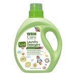 WBM Plant-Based Laundry Detergent Liquid – 34 fl oz, 50 loads total. Eco-friendly formula for powerful cleaning, gentle on fabrics, and safe for the environment