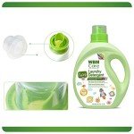 WBM Plant-Based Laundry Detergent Liquid – 34 fl oz, 50 loads total. Eco-friendly formula for powerful cleaning, gentle on fabrics, and safe for the environment