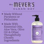 MRS. MEYER'S CLEAN DAY Hand Soap, Made with Essential Oils, Biodegradable Formula, Lilac, 12.5 fl. oz