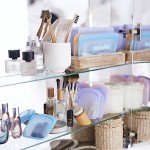 Stasher Premium Silicone Reusable Food Storage Pocket Bags, 2-Pack, Clear + Aqua | Multi-Use Food Storage Bags, Lunch Bag, Travel Containers | BPA Free, Leak-free, Dishwasher-Safe, Eco-friendly, 4 Oz