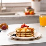 Comfy Package [9 Inch - 125 Pack Paper Plates, 100% Compostable Plates Heavy-Duty - Kraft Biodegradable Plates, Disposable Sugarcane Paper Plates - Brown Unbleached