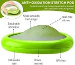 (10+2 Set) Reusable Food Storage Bags with Avocado Saver and Onion Keeper, Dishwasher Safe Reusable Bags Silicone for Freezer, Stretch Pods for Avocados, Tomatoes, Lemons, Fruit and Veggie Savers