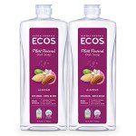 ECOS® Hypoallergenic Dish Soap, Natural Almond, 25oz by Earth Friendly Products (Pack of 2)