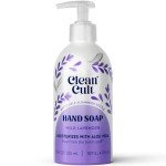 Cleancult - Wild Lavender - Moisturizing Liquid Hand Soap - Refillable Aluminum Bottle - Made with Aloe Vera & Lavender Essential Oil - Nourishes & Moisturizes Dry & Sensitive Skin - 12 oz - 1 Pack