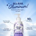 Cleancult - Wild Lavender - Moisturizing Liquid Hand Soap - Refillable Aluminum Bottle - Made with Aloe Vera & Lavender Essential Oil - Nourishes & Moisturizes Dry & Sensitive Skin - 12 oz - 1 Pack
