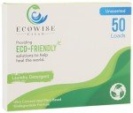 Ecowise Clean, Laundry Detergent Sheets Eco-Friendly Strips, Concentrated Biodegradable Washer Sheets, Fragrance Free, 50 Count (Pack of 1)