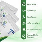 Ecowise Clean, Laundry Detergent Sheets Eco-Friendly Strips, Concentrated Biodegradable Washer Sheets, Fragrance Free, 50 Count (Pack of 1)