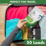 Ecowise Clean, Laundry Detergent Sheets Eco-Friendly Strips, Concentrated Biodegradable Washer Sheets, Fragrance Free, 50 Count (Pack of 1)