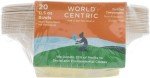 World Centric Compostable 11-1/2-Ounce Bagasse Bowl, 20-Piece