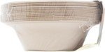 World Centric Compostable 11-1/2-Ounce Bagasse Bowl, 20-Piece