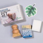 Natural Non-Toxic Dish Washing Block Soap - Dyes And Fragrance Free - Vegan Cruelty-Free Eco-Friendly And Zero Waste Dishwashing Handmade Solid Bar Soaps Detergent & Biodegradable (Unscented Bundle)