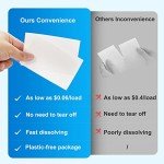 Laundry Detergent Sheets - 200 Loads Fresh Linen Scent Washing Strips, Compact Lightweight Liquidless Eco-Friendly Hypoallergenic Portable Soap for Save Space and Travel