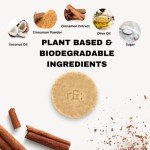 RE: Eco-Friendly Dish Washing Soap Bar with Loofah Holder - Palm Oil Free, Zero Waste, Plastic Free, Free of Artificial Dyes and Fragrance (1, Cinnamon)