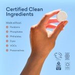 BLUELAND Hand Soap Starter Set, 1 Refillable Glass Foaming Hand Soap Dispenser with 4 Refill Tablets, Variety Scents, 4 x 9 Fl oz