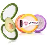 Lovfult Onion Storage and Avocado Saver - 4-Piece Set Silicone Fruit Storage Box, Multifunctional and Perfect for Lemons, Cheese, Tomatoes, Potatoes, Garlic