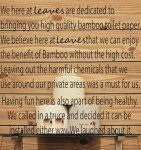 Bamboo Toilet Paper Unbleached | 24 Rolls | 400 Sheets Per Roll | Pfas - Bpa Free |