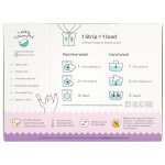 LAZY COCONUTS Eco Friendly, Plant Powered Laundry Detergent Strips - 100 Loads - Fragrance Free, Unscented, Ultra Concentrated, Earth Friendly No Plastic - Light, Perfect For Home, Travel, Camping