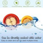 Anti-Oxidation Silicone Fruit and Vegetable Storage Saver and Holder | Fresh Pod, Set of 4 Reusable Fruit Storage Containers for fridge | Ideal for Avocado, Onion, Tomato, Apple, Fresh Stretch pods