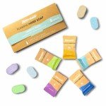 flowcheer Foaming Hand Soap Tablet Refills-5 Sample Pack Hand Wash Tablets, Zero Waste Eco Friendly Cleaning Supplies-Fills 5 X 8 fl oz Refillable Foam Dispenser(40 Fl oz total)