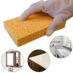 6 x 3.6 x 0.9 Inch JK SP-T22 Large Sponge, Kitchen Sponges, Handy Sponges, Cellulose Sponges, Dish Washing Sponge, Natural Sponge, Car Washing Sponge, Eco Friendly Sponge