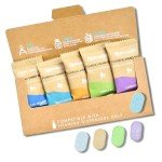 flowcheer Foaming Hand Soap Tablet Refills-5 Sample Pack Hand Wash Tablets, Zero Waste Eco Friendly Cleaning Supplies-Fills 5 X 8 fl oz Refillable Foam Dispenser(40 Fl oz total)