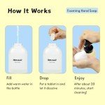 flowcheer Foaming Hand Soap Tablet Refills-5 Sample Pack Hand Wash Tablets, Zero Waste Eco Friendly Cleaning Supplies-Fills 5 X 8 fl oz Refillable Foam Dispenser(40 Fl oz total)