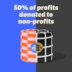 Who Gives A Crap 100% Bamboo Toilet Paper, 16 Rolls, 3 Ply, 330 Sheets, Long, Strong & Soft Toilet Tissue, Sustainable, Biodegradable, Renewable, Tree Free Bathroom Tissue Made with Bamboo Fibers