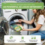 Earth Rescue Laundry Detergent Sheets - Up To 60 Loads (30 Sheets) - Unscented, Hypoallergenic, Concentrated Liquidless Dry Laundry Detergent, Ideal For Sensitive Skin, Eco Friendly - Fragrance Free
