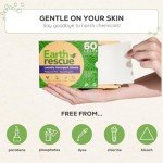 Earth Rescue Laundry Detergent Sheets - Up To 60 Loads (30 Sheets) - Unscented, Hypoallergenic, Concentrated Liquidless Dry Laundry Detergent, Ideal For Sensitive Skin, Eco Friendly - Fragrance Free