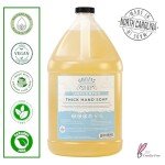 Adams Handmade Soap Thick Organic Castile Liquid Hand Soap 1 Gallon Refill- Unscented