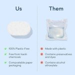 BLUELAND Dishwasher Detergent Tablets, 36 Count, Unscented Plastic-Free Eco Friendly Dishwashing Pods, Natural, Non Toxic, Sustainable