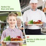 Vplus 100% Compostable 5 Compartment Plates 125 Pack Eco-Friendly Disposable Sugarcane 10 x 8 inch Bagasse School Lunch Tray Perfect for Boys and Girls