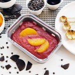 GC GENICOOK Glass Food storage container with Glass lids Glass Bento Box Set Lunch box Eco Friendly Meal Prep Containers Airtight – Plastic Free, silicon sleeve BPA Free 4.4cup/ 5 * 1050ml