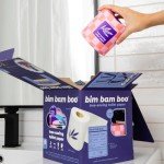 Bim Bam Boo Bamboo Toilet Paper 2 Ply - Sustainable Toilet Tissue - 8 Double Rolls, 320 Sheets Per Roll - Septic Safe - Plastic Free