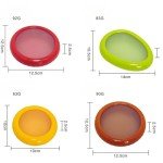 Reusable Silicone Food Savers – 4PCS BPA-Free Fridge Storage Pods for Avocado, Lemon, Onion & Tomato – Eco-Friendly Fruit & Vegetable Keepers for Freshness & Waste Reduction