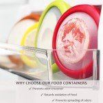 ANGEO Fruit Storage Containers for Fridge, Avocado Saver, Fruit and Vegetable Anti-Oxidation Storage Box, Set of 4 Reusable Refrigerator Storage Containers for Maintaining Freshness of Food