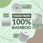 Reli. Bamboo Toilet Paper (24 Jumbo Rolls) | 3 Ply Toilet Paper (350 Sheets/Roll) Bathroom Tissue | Organic Bath Tissue | Bamboo Chemical Free Toilet Tissue Rolls (8400 Sheets Total)