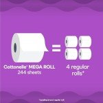 Cottonelle Ultra Comfort Soft Toilet Paper - 4 Mega Rolls (16 Regular Rolls), 244 Sheets Each