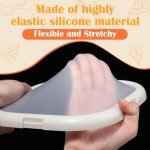 Nuogo 4 Pcs Silicone Fruit Storage Box Anti-oxidation Avocado Saver Storage Tomato Pod Vegetable Saver Reusable for Fridge Garlic Lemons Potatoes(Red, White,Orange,7.9 x 7.9 x 1.4 Inches)