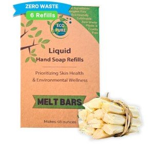 Zero Waste Liquid Hand Soap Refills - Eco-Friendly and Plastic Free - Real Plant Powered Ingredients! Moisturizing handsoap - Saving the Plant and your skin. Makes 48 ounces. Variety Pack