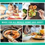 Woodland Premium Disposable Wooden Cutlery – Biodegradable Utensils Set of Forks, Spoons, Knives – 50 Wooden Silverware Packs by Nook & Fork