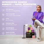 Bamboo Toilet Paper, 3-Ply & 380 Sheets, Soft & Strong Organic Bath Tissue, Chemical-Free & Hypoallergenic, Septic Safe, PFAS-Free, Tree-Free Bathroom Tissue (12 Extra-Large Rolls)