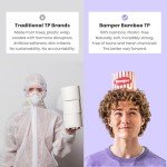 Bamboo Toilet Paper, 3-Ply & 380 Sheets, Soft & Strong Organic Bath Tissue, Chemical-Free & Hypoallergenic, Septic Safe, PFAS-Free, Tree-Free Bathroom Tissue (12 Extra-Large Rolls)