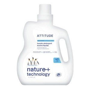 ATTITUDE Liquid Laundry Detergent, EWG Verified Laundry Soap, HE Compatible, Vegan and Plant Based Products, Cruelty-Free, Wildflowers, 40 Loads, 67.6 Fl Oz