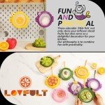 Lovfult Avocado & Onion Saver – 4-Pack Reusable Food Storage Containers for Fridge – Fish-Shaped Keepers for Tomato, Garlic, Lemon – Help Reduce Food Waste