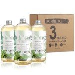 ROMIIE ZOI Eucalyptus & Mint Liquid Hand Soap Refills, Gentle & Moisturizing Formula, Natural Cruelty-Free Soap, Large 750 ML Bottles Bulk for Kitchen, Bathroom, and Dispensers (26 FL OZ, Pack of 3)